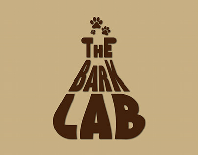 Beaker word art design (The bark lab)