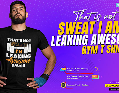 That's not Sweat I am Leaking Awesome Gym T Shirt