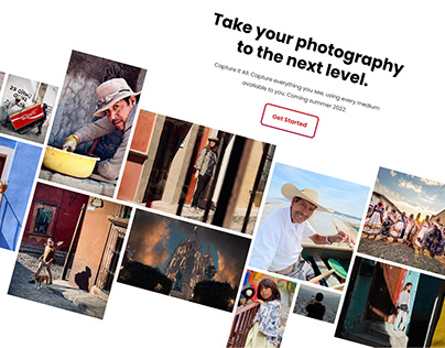 Project thumbnail - Photography Landing Page