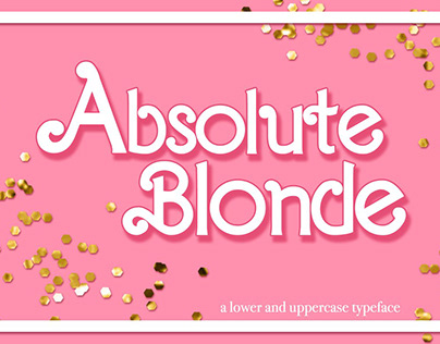 Absolute Blonde Typeface