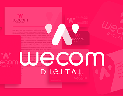 Wecom Digital — Logo design & brand identity & website