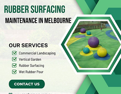 Ger The Best Rubber Surfacing Maintenance in Melbourne