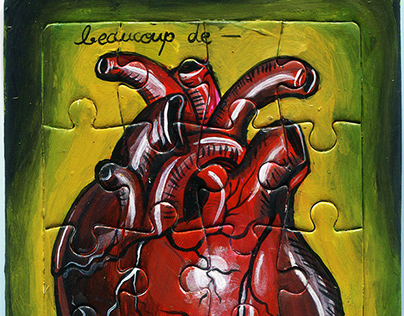 Jigsaw Heart Card
