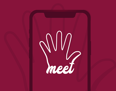 Project thumbnail - Meet - social media app concept