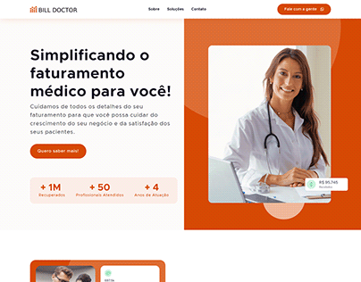 Landing Page - Bill Doctor Soluções em Saúde
