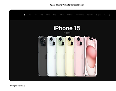 Apple Website Concept Design