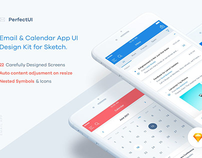 Email & Calendar UI UX Kit (Sketch)