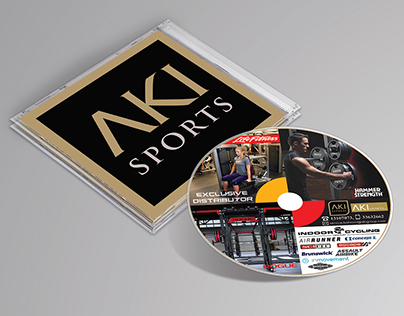 CD Case & Label Design for Sports Company