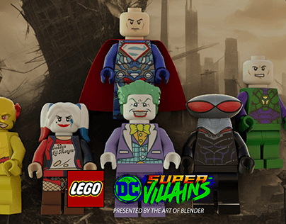 3D LEGO DC SUPERHEROES AND VILLAINS