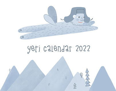 Wall Yeti Calendar 2022