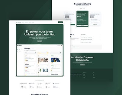 Project thumbnail - CollabNex — SaaS Product Framer Template