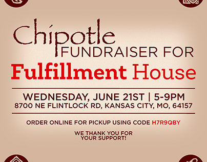 Fulfillment House Chipotle Fundraiser Graphic