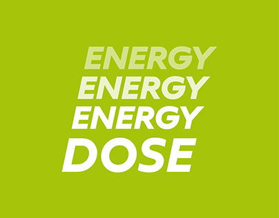 Branding for a healthy food brand ENERGY DOSE.