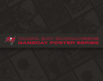 Project thumbnail - Tampa Bay Buccaneers Gameday Poster Series