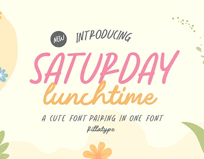 Saturday Lunchtime Font