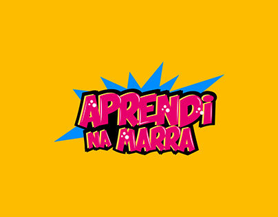 90's lettering ''Aprendi Na Marra'' - CIEE ✏️✨