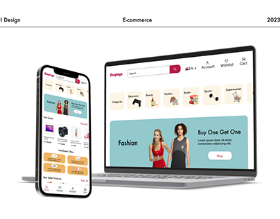 E-commerce Landing Page