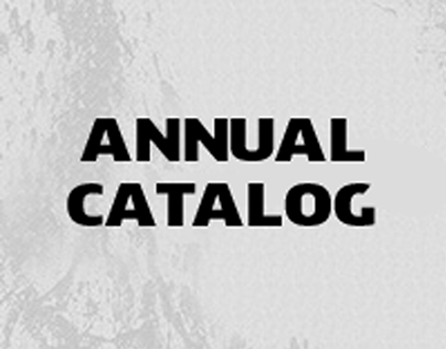 Annual Catalog Publication