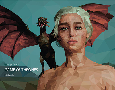 Low poly art Game of thrones