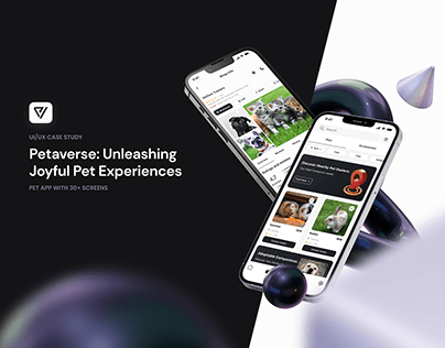Pet app design - UI/UX case study