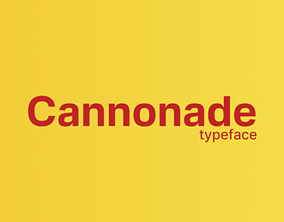 Cannonade typeface