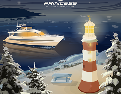 Season's greetings 2 for Princess Yachts