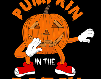 I will Create Halloween Pumpkin Vector Drawing Dabbing