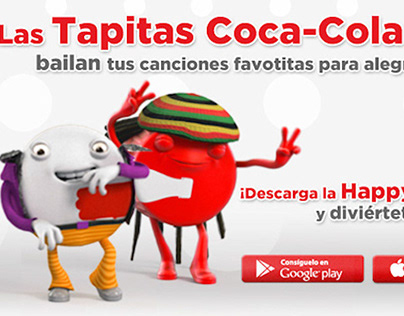 Coca Cola app - 'Happy App' copywriting