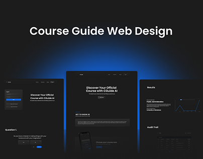 Simple Course Guide Web Design