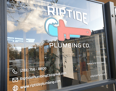 Riptide Plumbing Co. - Branding (Amalgamation)