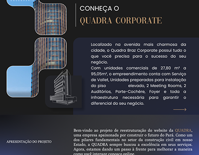 Corporate website - Redesign - QUADRA Website - UX