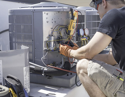 What are the primary components of an HVAC system?