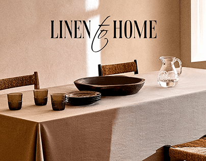LINEN TO HOME visual identity