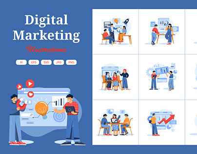 M382_Digital Marketing Illustrations