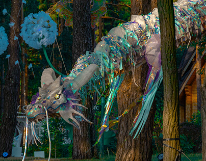 Dragon of the Wind installation Сhillary Festival