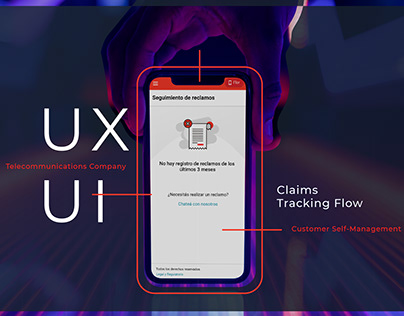 UX/UI design┃Claims Tracking Flow ┃Telecom Company