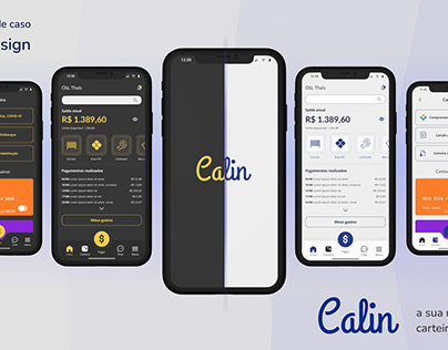 Calin, a sua nova carteira digital - Estudo de caso UI