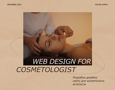 WEBSITE DESIGN + UX RESEARCH FOR COSMETOLOGIST