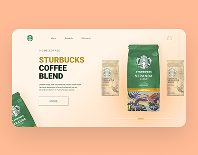 Sturbucks coffee blend // landing page
