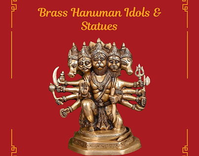 Brass Hanuman Idols & Statues