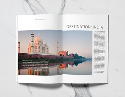 Publication Design: Travel Magazine