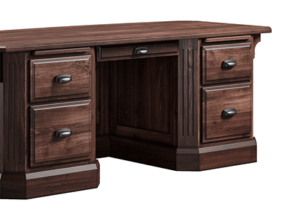 New Federalist Executive Desk 3d model