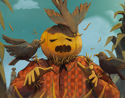 Scarecrow and the Starlings