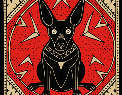 Egyptian Black Dog