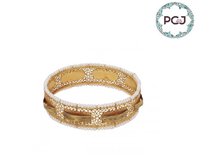 Buy Perfect Rebecca Gold Bracelet By PC Jeweller