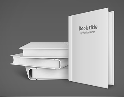 White books template mock-up