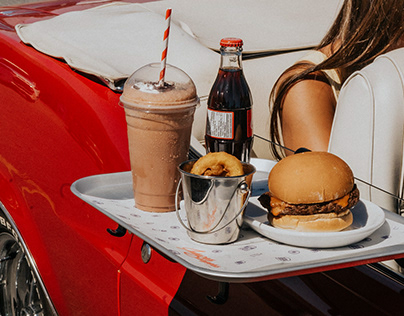 Jukebox Burgers Car Hop - Art Direction