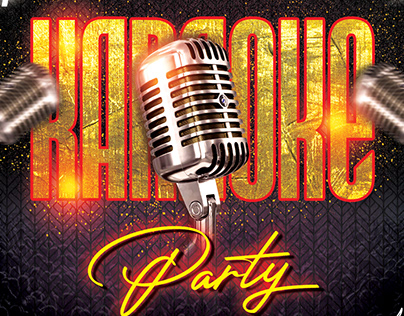 Karaoke Party Flyer