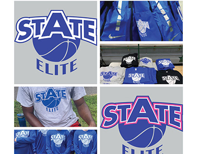 A-State Elite AAU Basketball Logo Identity