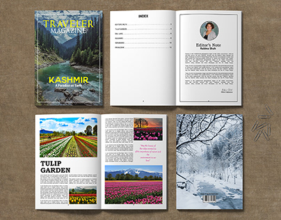 Kashmir Travel Magazine Design | Magazine Design